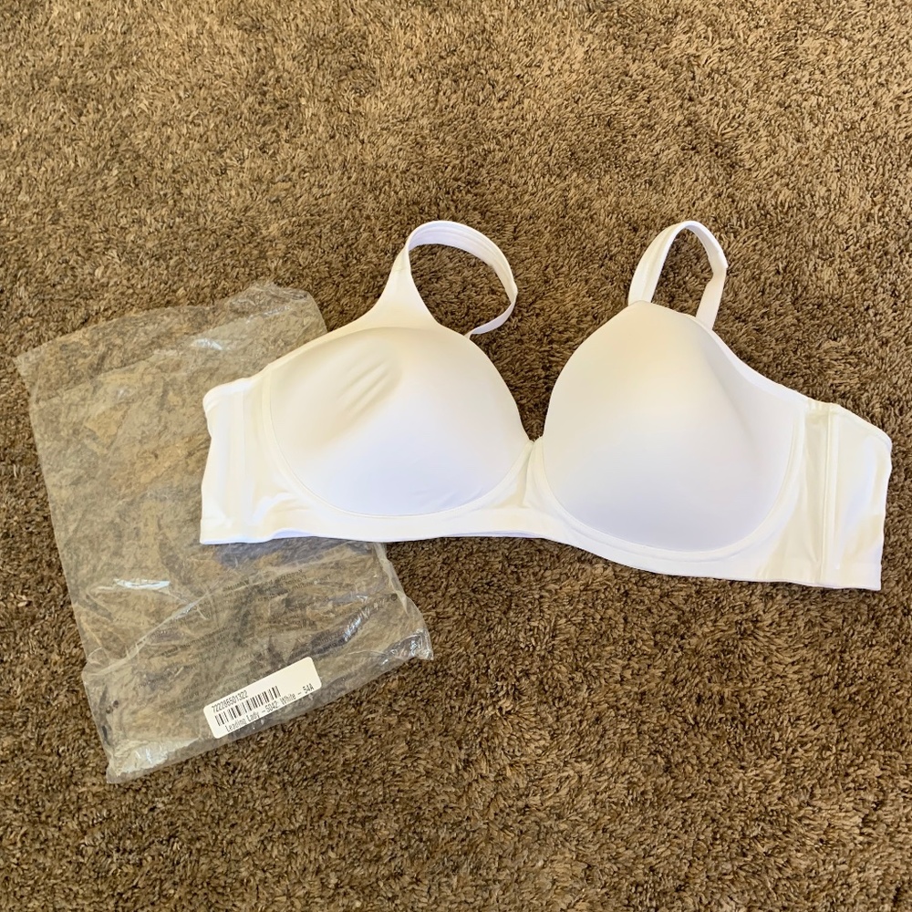 Leading Lady White Wireless T-shirt Bra 54A Style 5042